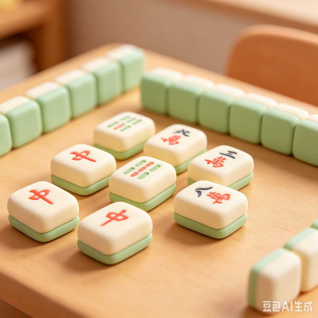 custom glitter mahjong tiles