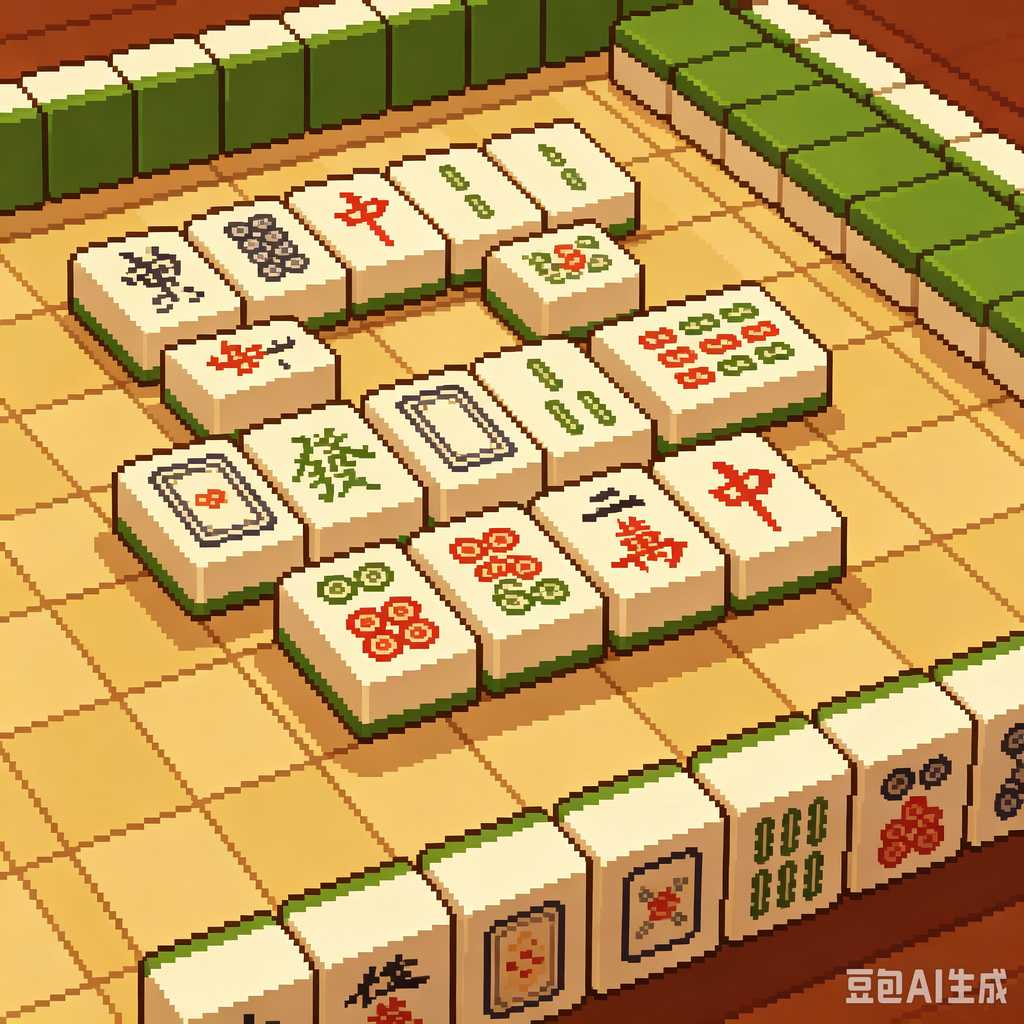 crystal mini mahjong travel set
