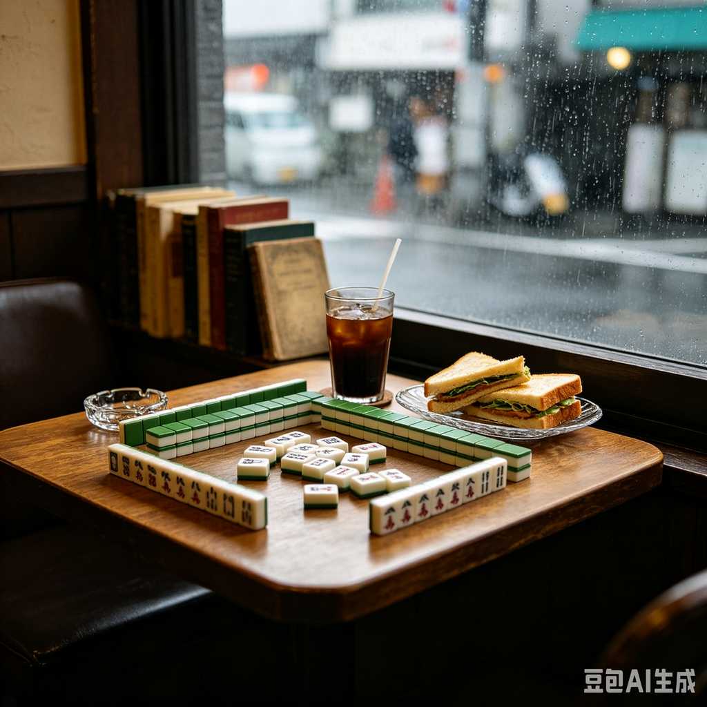 transparent mini mahjong set